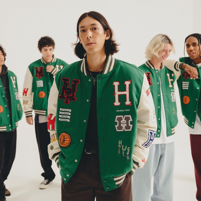 HUF 20 Year Classic H Varsity Jacket – Special Edition | Salad