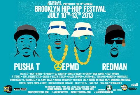 2013 Brooklyn Hip-Hop Festival returns this weekend with Pusha T