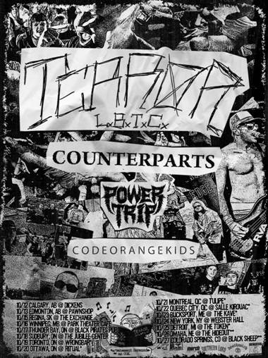 Terror announce tour dates with Counterparts