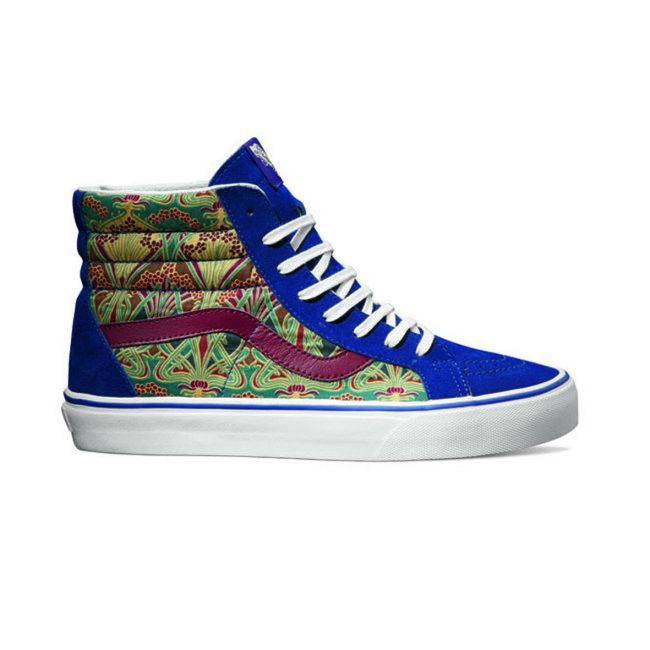 2VansxLibertyArtFabrics_Sk8Hi Reissue_Blue Depths