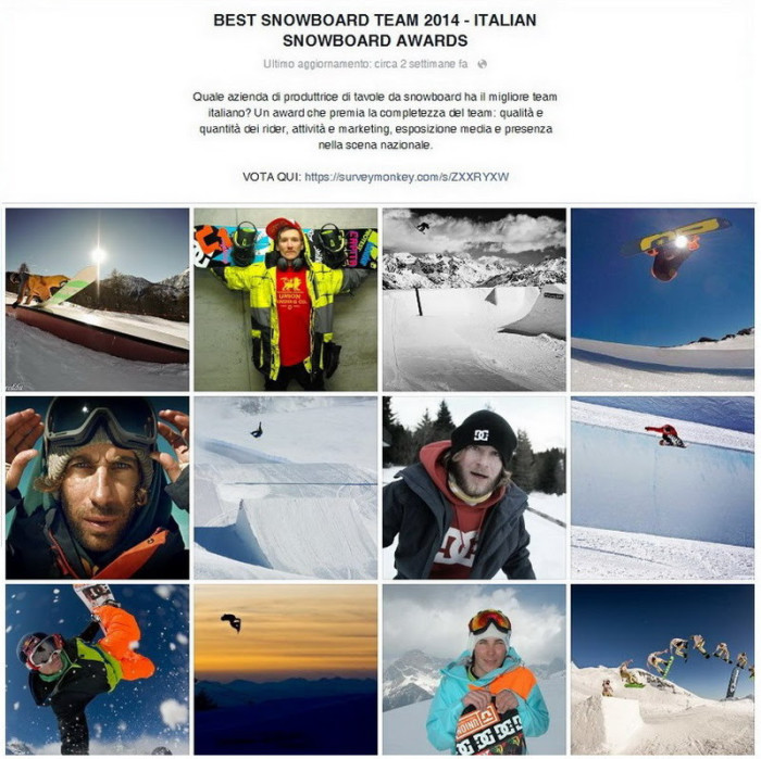 Vota per DC, CAPiTA e Union agli Italian Snowboard Awards