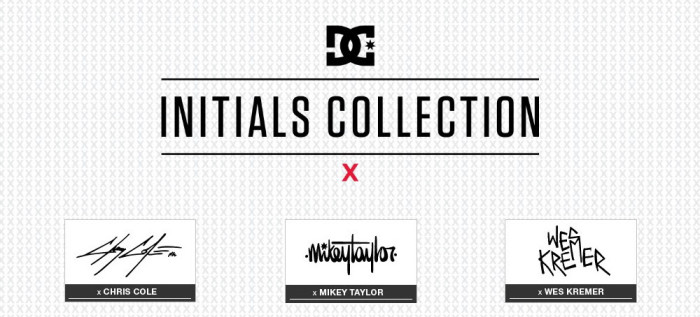 DC Shoes Initials Collection per Cole, Taylor e Kremer