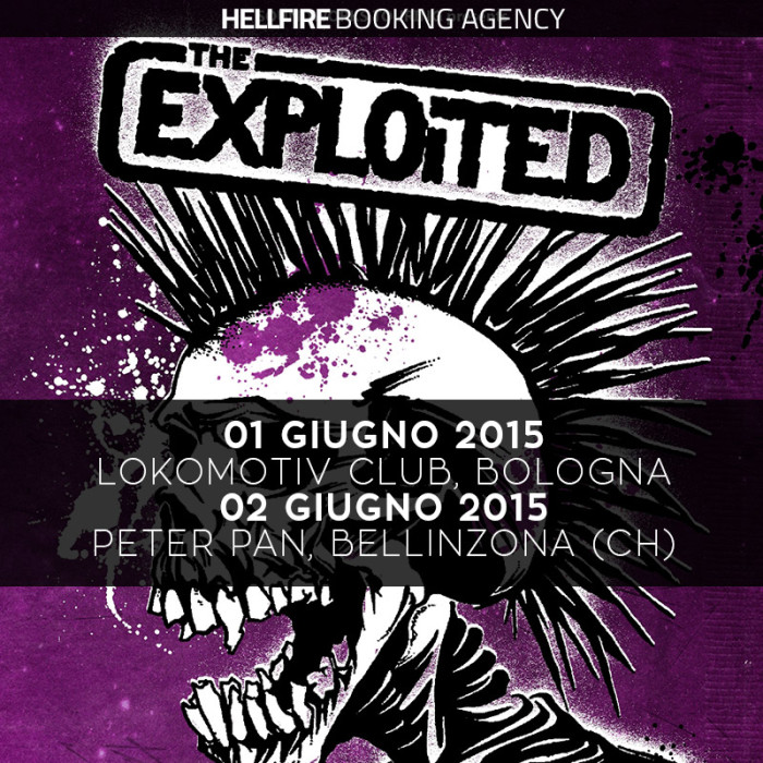 THE EXPLOITED: DUE DATE A GIUGNO