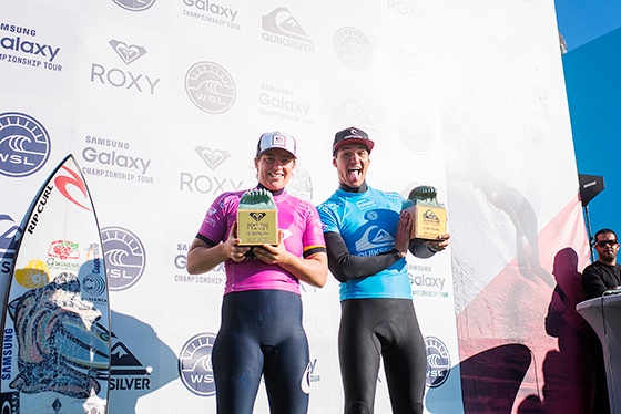 Quiksilver e Roxy Pro France 2015: i vincitori Gabriel Medina e Tyler Wright