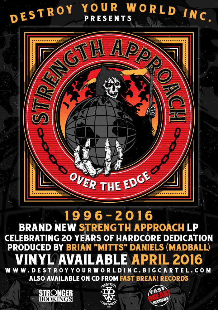 STRENGTH APPROACH ‘OVER THE EDGE’ VINYL OUT APRIL 2016