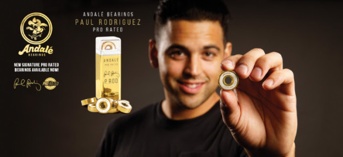 New Paul Rodriguez Pro Rated Golds available now from Andale Bearings