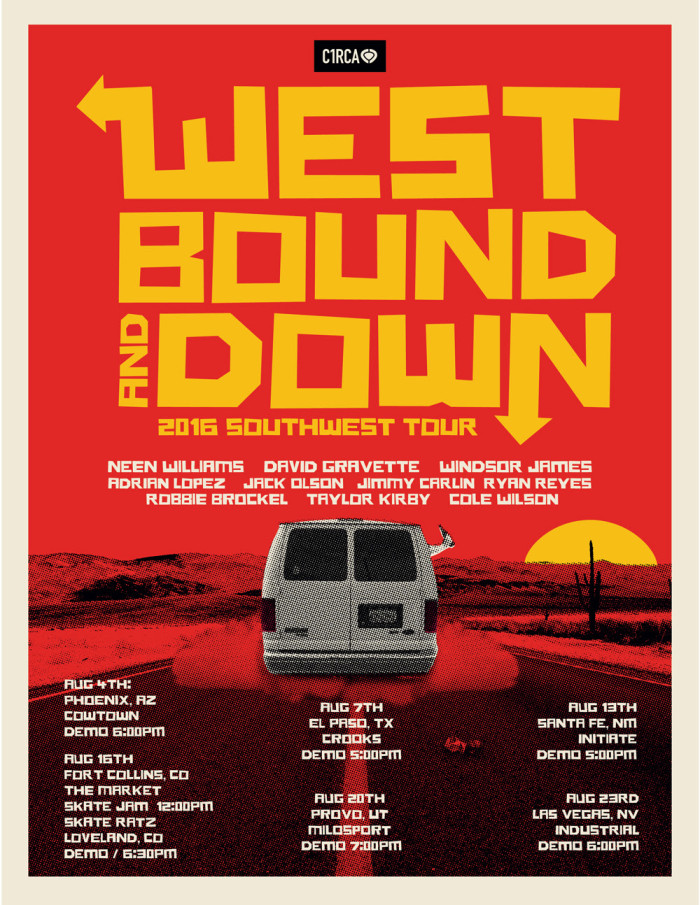 C1RCA WEST BOUND AND DOWN TOUR