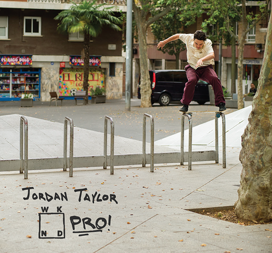 Jordan Taylor è il nuovo pro WKND skateboards