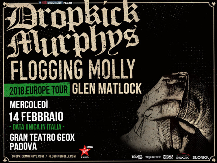 Dropkick Murphys e Flogging Molly assieme a Glen Matlock: meno di due mesi al grande ritorno!