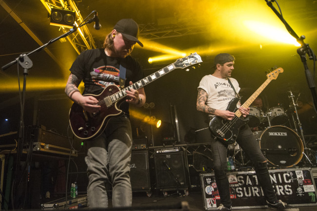 Satanic Surfers performs in Milan