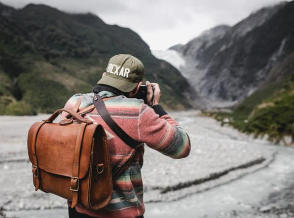 Bexar Vagabond Leather camera strap collection