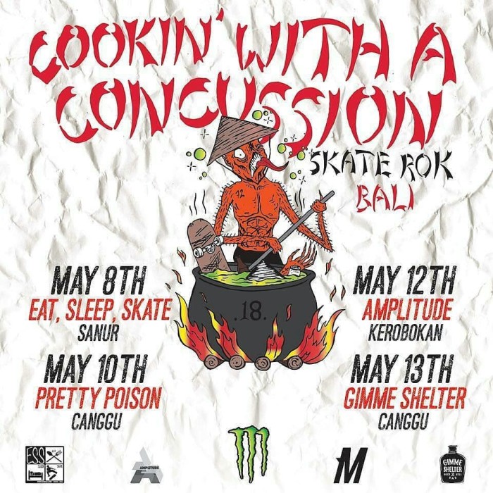 Skate Rock ‘Cookin’ With A Concussion’ Video