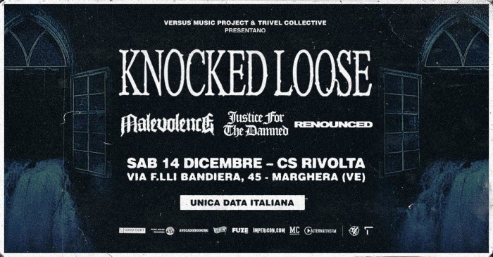 Knocked Loose: Questo Sabato per la prima volta in Italia. I dettagli dello show di Venezia