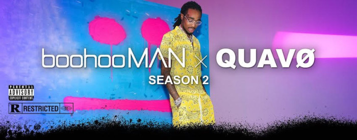 Il rapper statunitense Quavo firma una special collection con BoohooMAN