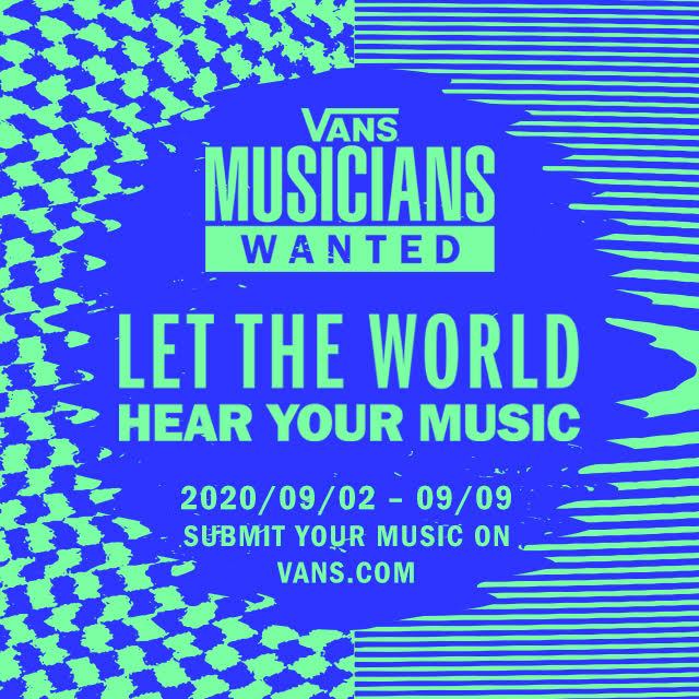 Vans lancia su scala globale il concorso musicale Musicians Wanted
