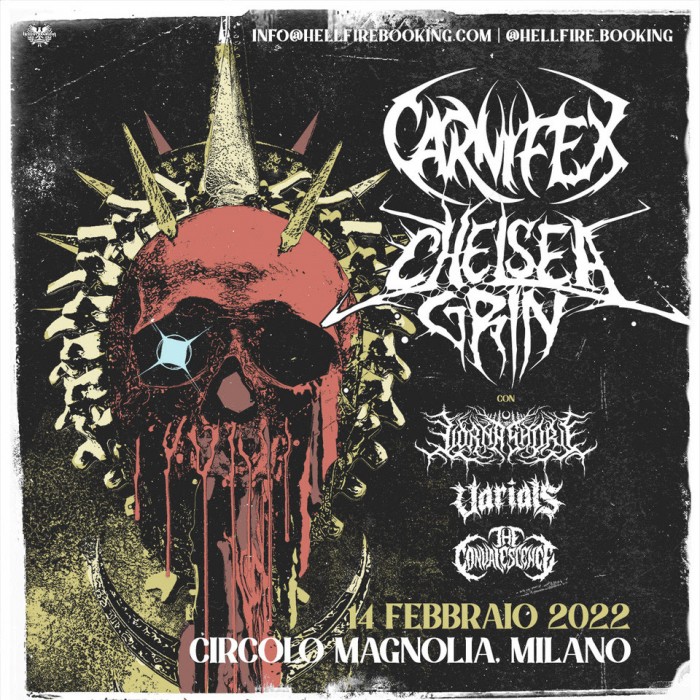 Carnifex & Chelsea Grin : ritorno in Italia nel 2022