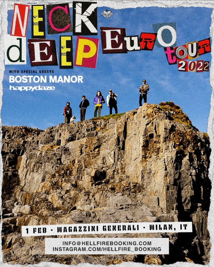 Boston Manor: in apertura ai Neck Deep!