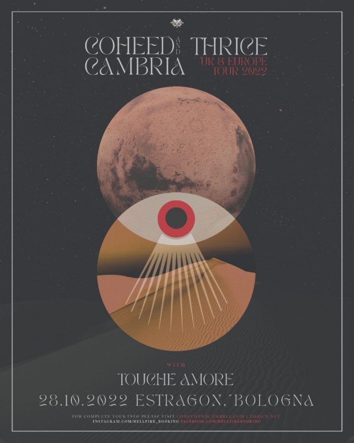 Thrice e Coheed And Cambria: in arrivo coi Touché Amoré!