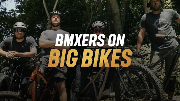 Mongoose // BMXers on Big Bikes ft. Kevin Peraza, Matty Cranmer and Nikita Ducarroz