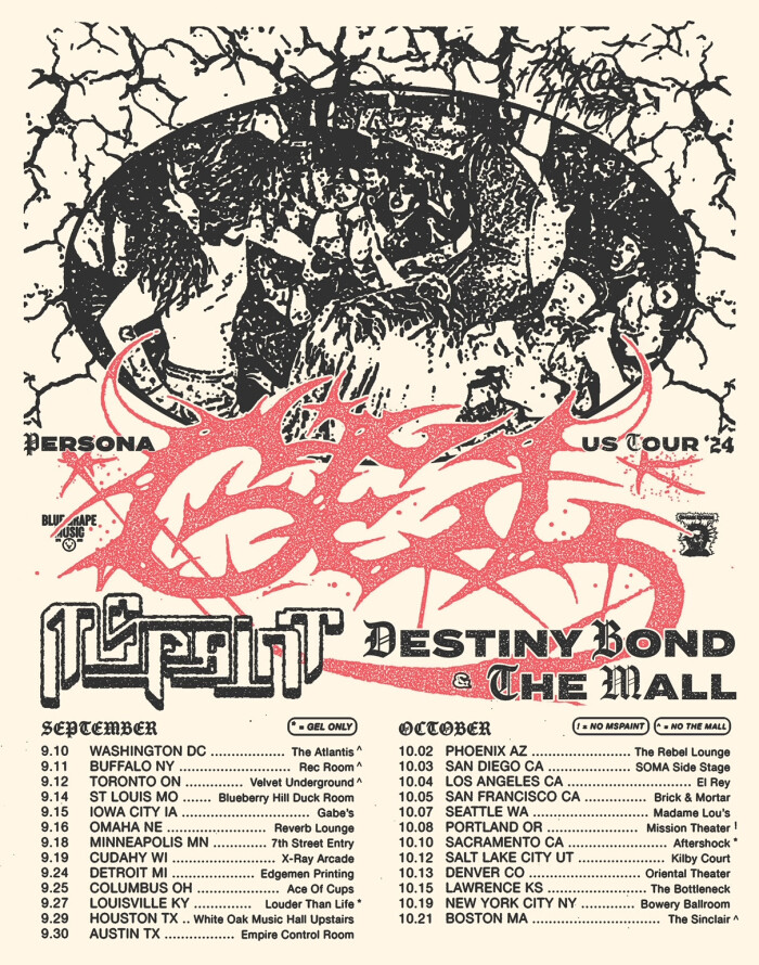 GEL announce Fall North American headlining Tour w/ MSPaint, Destiny Bond, The Mall