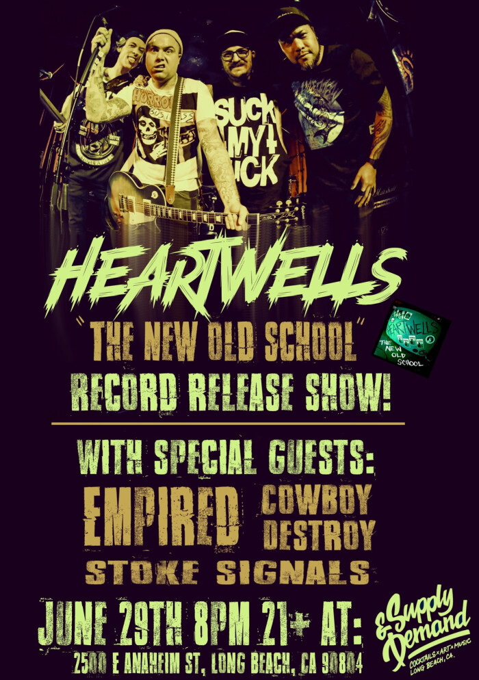 Long Beach, CA punks Heartwells release new video ‘Coasted’