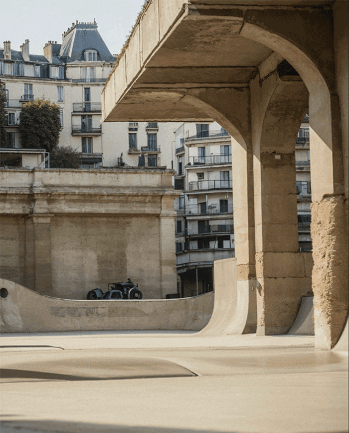 Element porta Unconcrete a Parigi