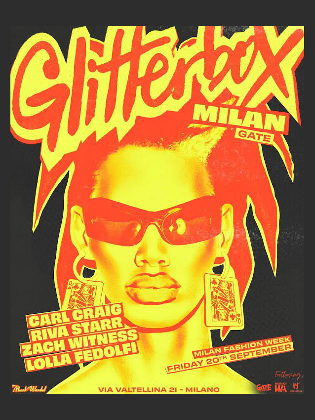 GLITTERBOX CON CARL CRAIG – VENERDÌ 20 SETTEMBRE AL GATE MILANO