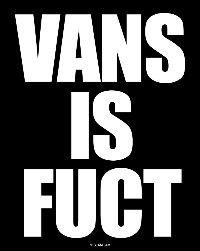 Vans x Slam Jam by FUCT