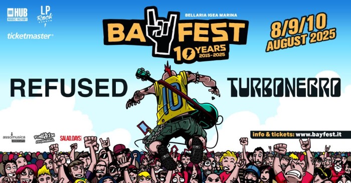 REFUSED E TURBONEGRO AL BAY FEST 2025