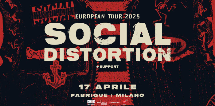 SOCIAL DISTORTION: THE BELLRAYS SPECIAL GUEST DELL’UNICA DATA ITALIANA